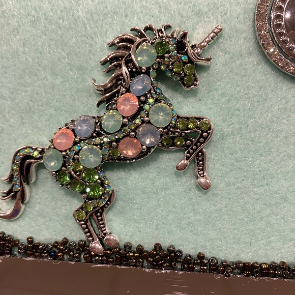 FRAMED JEWELRY ART PICTURE. HANDMADE UNIQUE OOAK GIFT 💝 IDEA - Picture 9 of 9